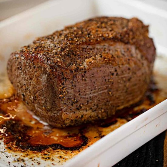 Pepper Crusted Roast Beef