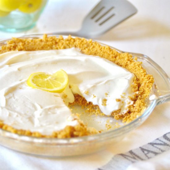 No Bake Lemon Cheesecake Pie