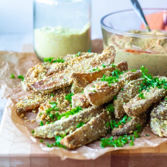 Vegan Parmesan Oven Fries