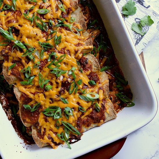 Keto Chicken Enchiladas