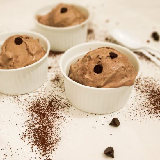 Choco-chips chocolate ice cream