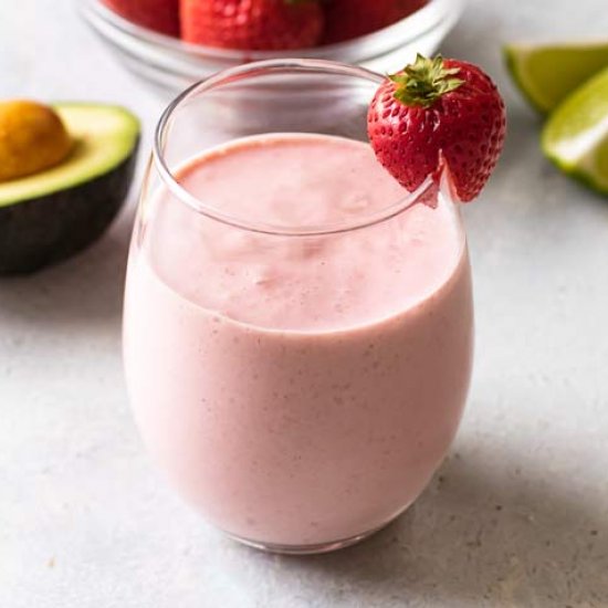 Strawberry Avocado Smoothie