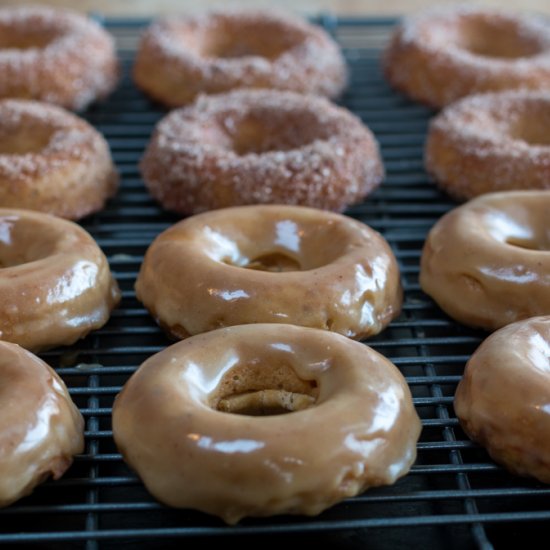 Baked Applesauce Donuts