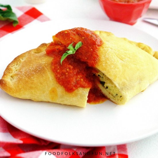 Three Cheese Calzones