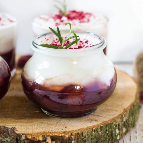 Yogurt Cream Cherry Parfaits