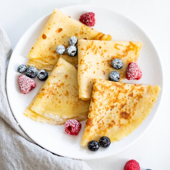 Russian Blini (Crepes)