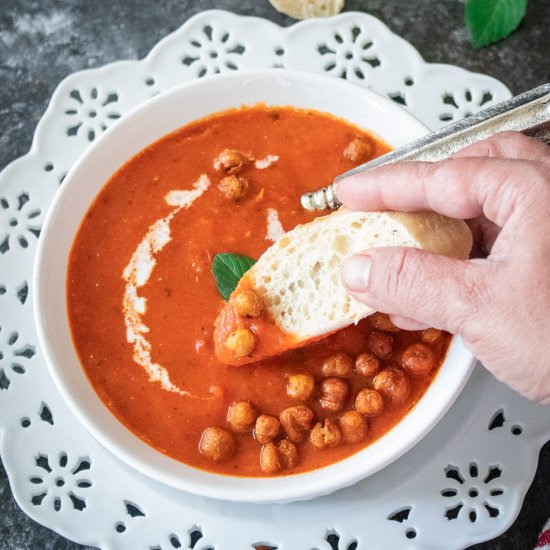 Instant Pot Roasted Pepper Tomato