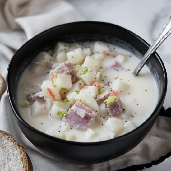 Quick & Flavorful Potato Ham Soup