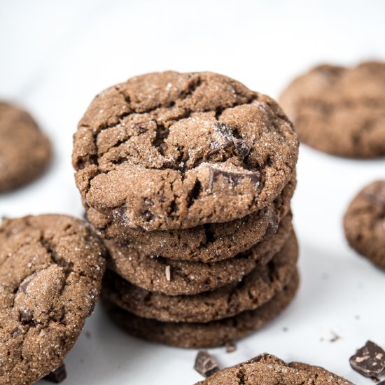 Chewy Chocolate Gingerbread Cookies