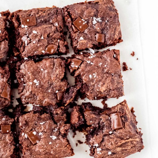 Fudgy Paleo Almond Butter Brownies