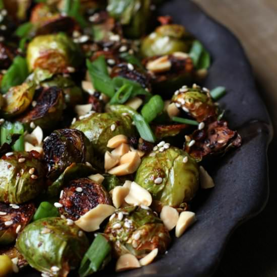 Gochujang Roasted Brussels Sprouts