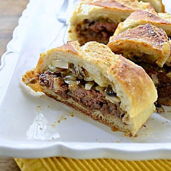 Meatloaf Stuffed French Bread