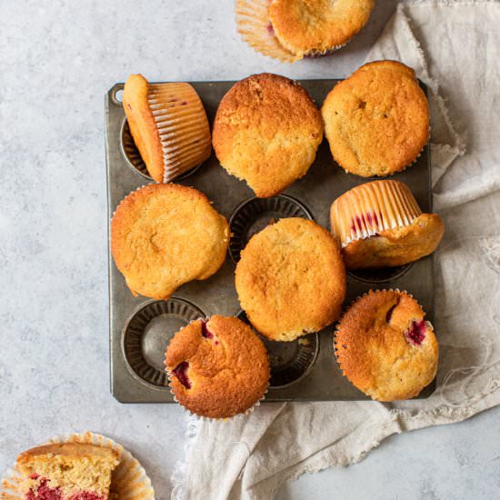 Raspberry muffins