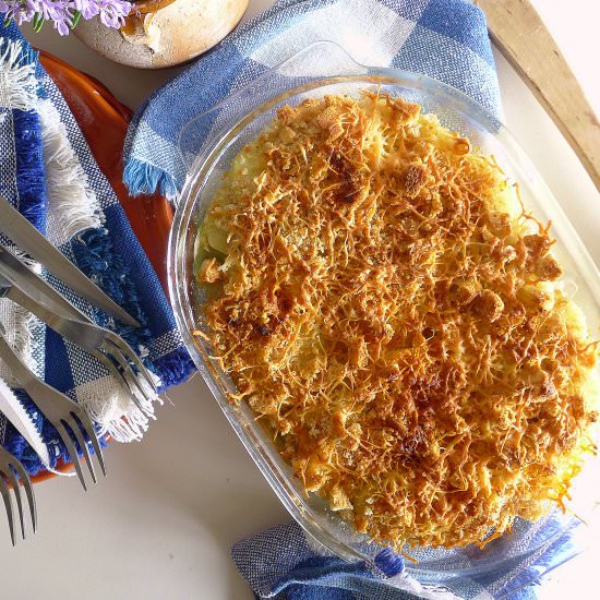 Cabbage and Potato Gratin