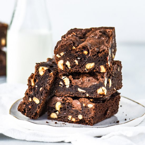 Chocolate Hazelnut Brownies