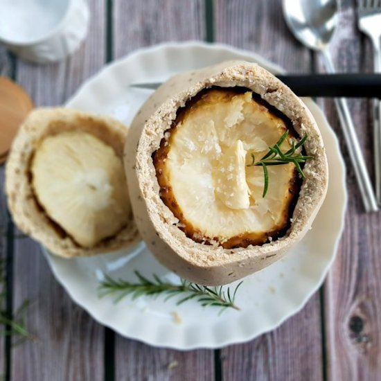 salt baked celeriac