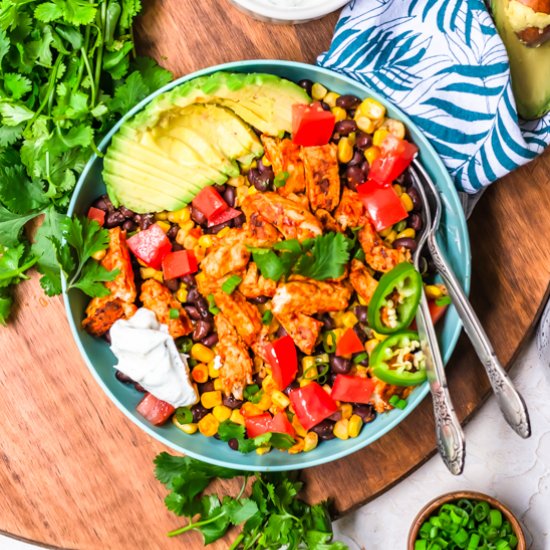 Spicy buffalo bowls