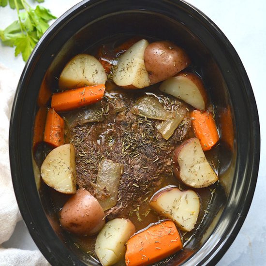 Healthy Crockpot Pot Roast