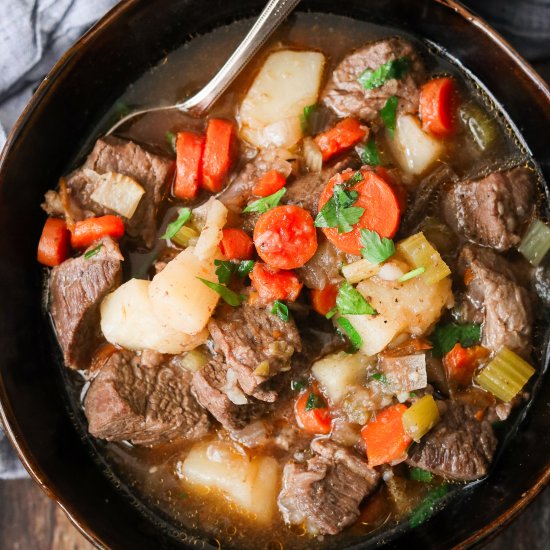 Easy Whole30 Instant Pot Beef Stew