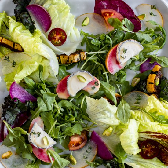 Healthy Salad with Chèvre & Apples