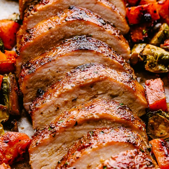 Honey Garlic Pork Loin Roast