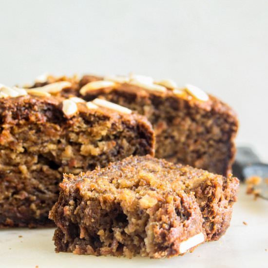 Carrot Almond Oat Cake