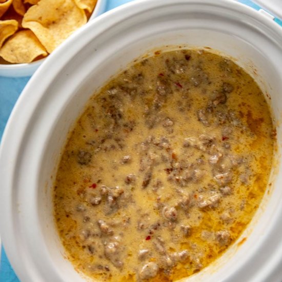 Slow Cooker Sausage Cheese Dip