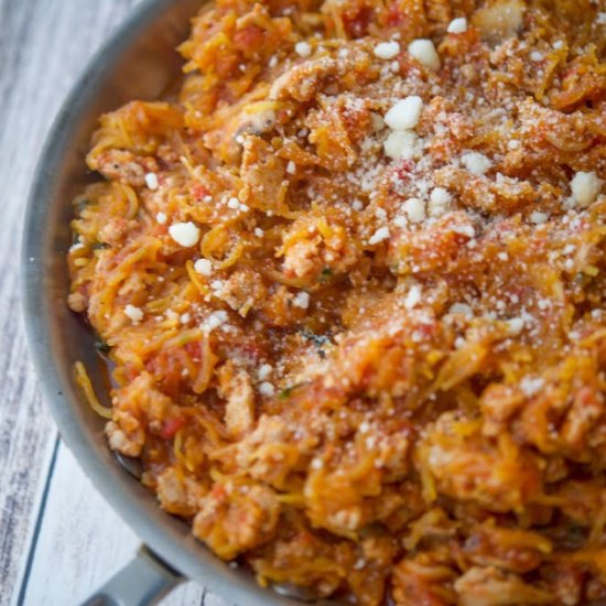 Turkey Bolognese Squash