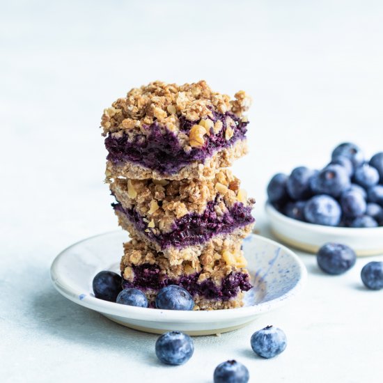 Vegan Lemon Blueberry Oat Bar