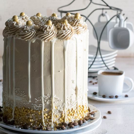 White Chocolate Espresso Cake