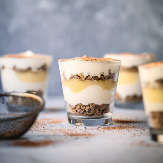 Refrigerator Layer Cake in a Jar