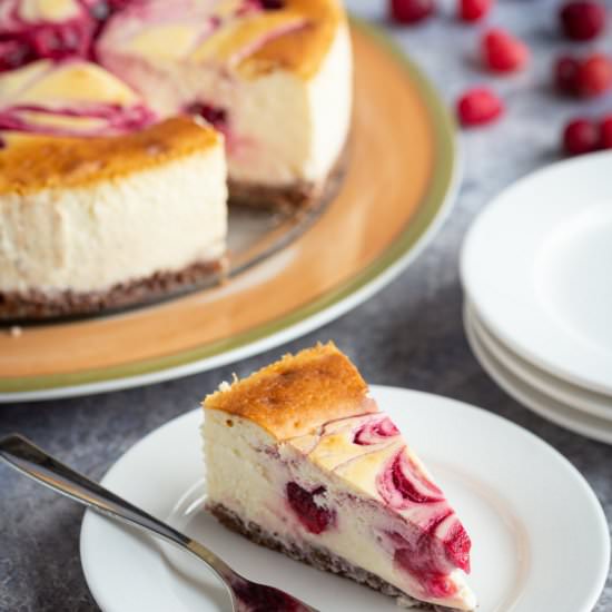 Cranberry Keto Cheesecake