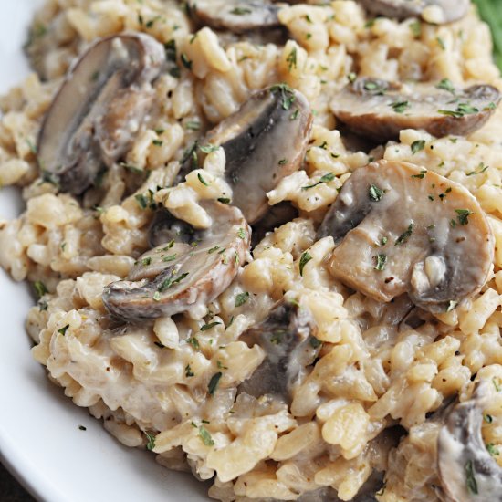 Recipe for Mushroom Risotto