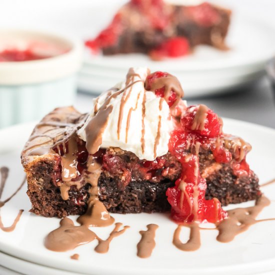 Black Forest Skillet Brownies