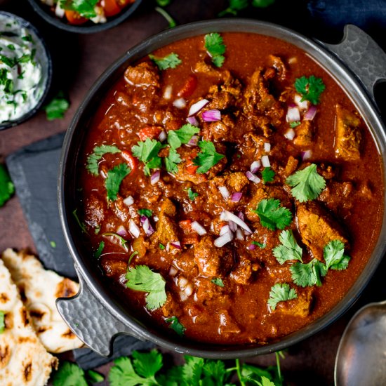 Healthier Slow cooked beef curry