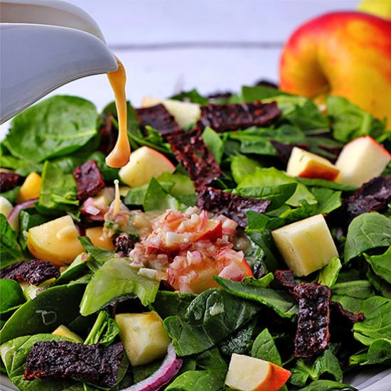 Spinach apple salad