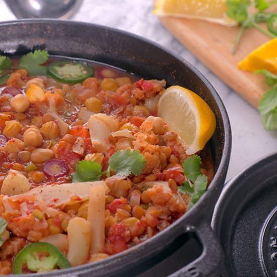 Moroccan Cauliflower Stew