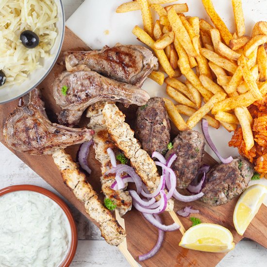 Greek mixed grill