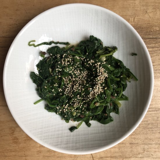 SPINACH DOENJANG MUCHIM