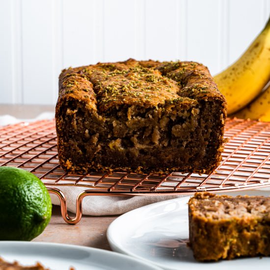 Vegan Cardamom Guava Banana Bread