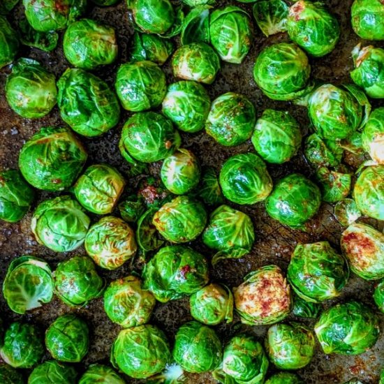 Smoky Roasted Brussels Sprouts