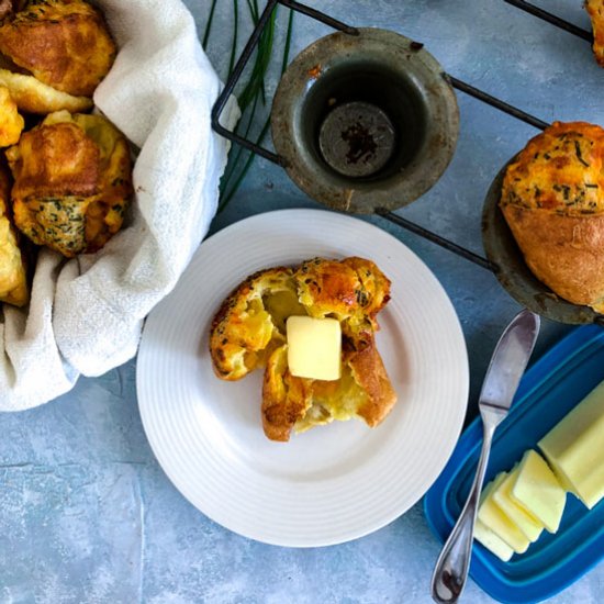 Cheddar and Chive Popovers