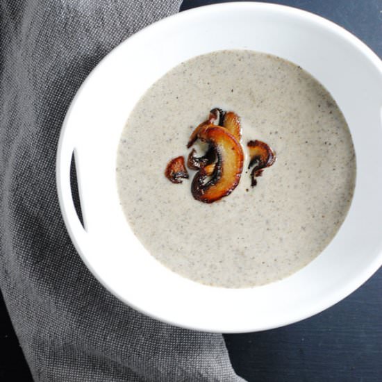 Creamy mushroom soup