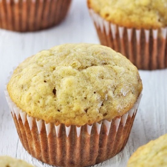 banana bread muffins