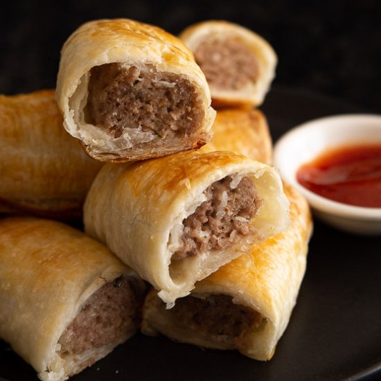 Australian Pork Sausage Rolls