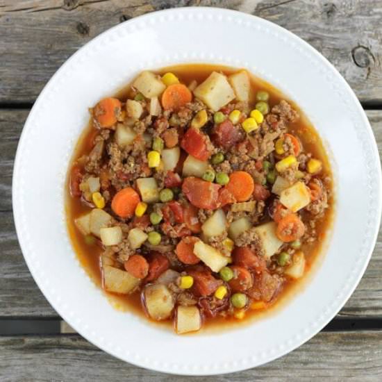 Easy Hamburger Stew