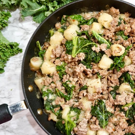 Kale & Sausage Gnocchi