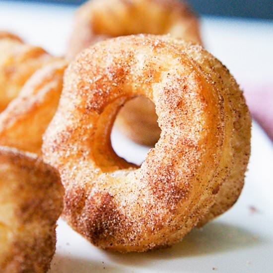 Easy Cinnamon Sugar Cronuts