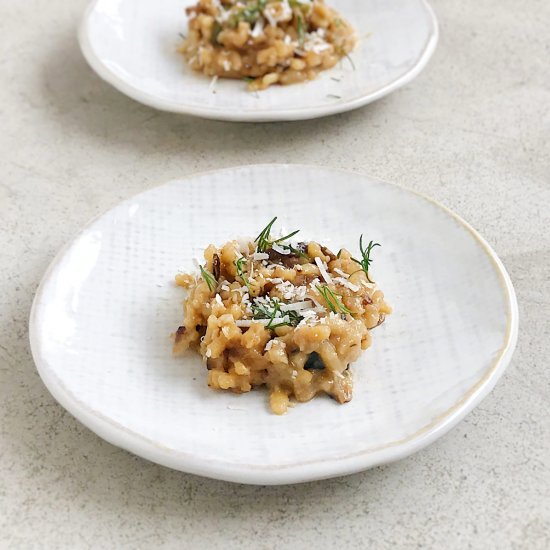 RISOTTO OF MUSHROOMS