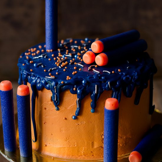 Nerf Gun Cake